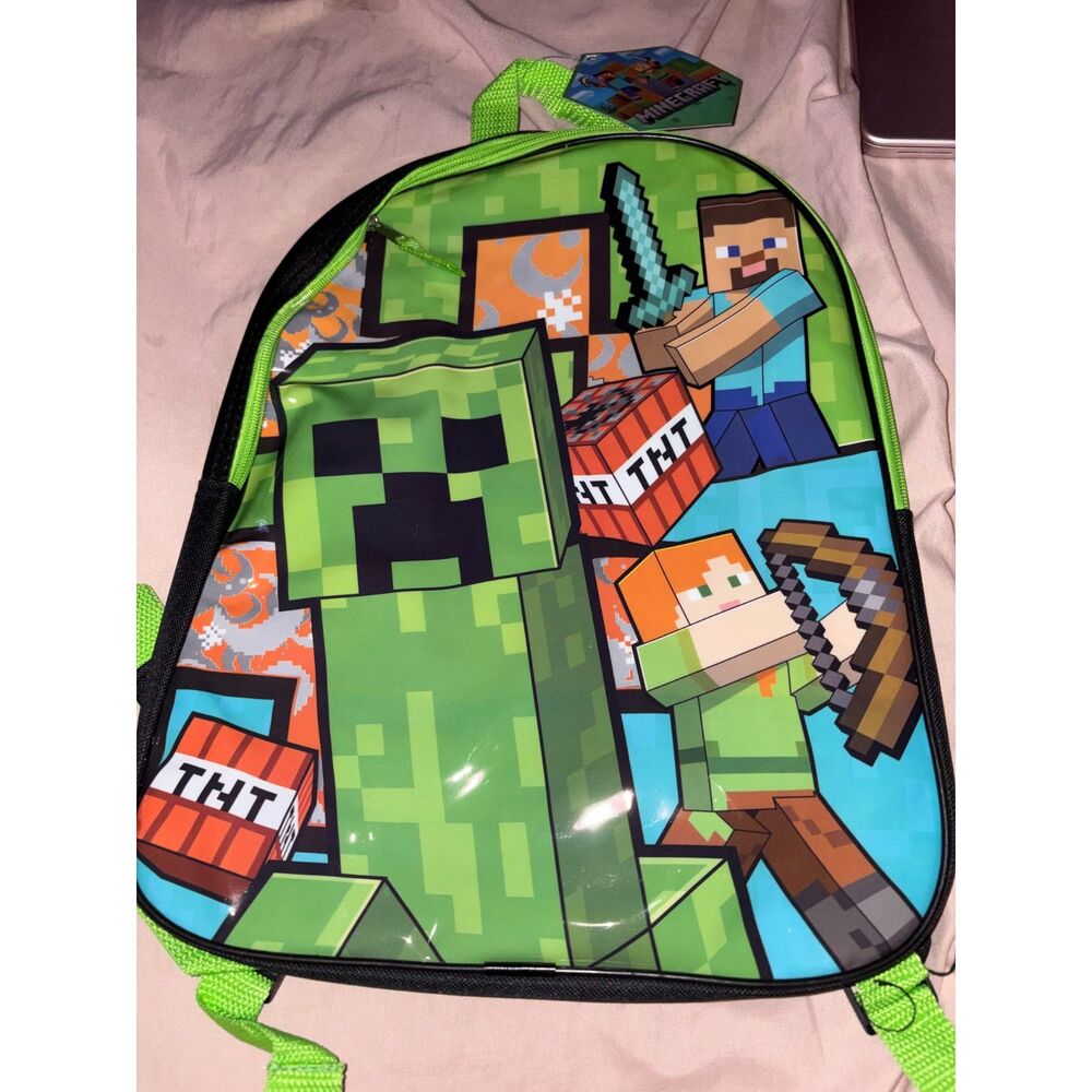 Minecraft Creeper Kids Backpack